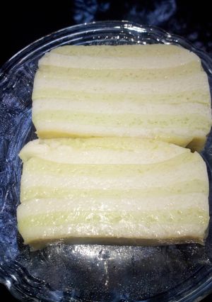 Foto resep Lapis Hula-hula pandan
