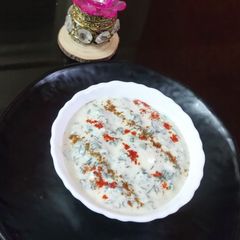 A picture of Bathua Raita.