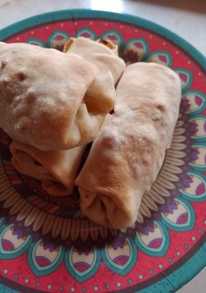 Una foto de Rollitos primavera al horno