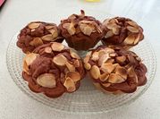 Una foto de muffin con harina de avena