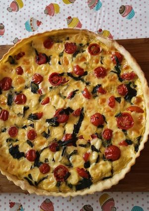 Una foto de Tarta Caprese