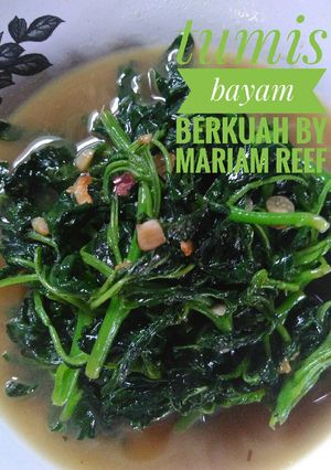 Foto resep Tumis bayam berkuah
