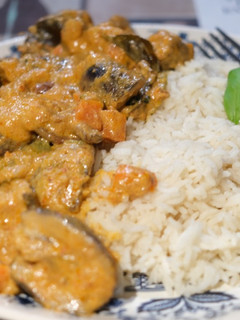 A picture of Panang (thai) red curry.