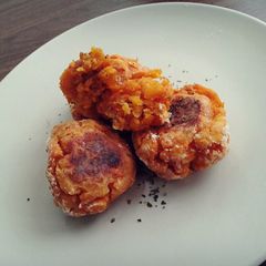 A picture of Hokaido Squash Patties.