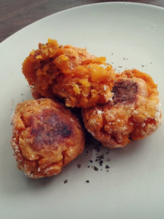 A picture of Hokaido Squash Patties.