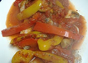 Without Fail Prepare Recipe Pan seared pork loin with pizzaiola sauce Delicious