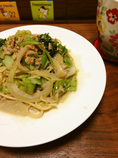 A picture of Spring Cabbage & Tuna Soy Milk Pasta.