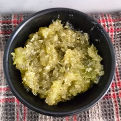 A picture of Lauki Halwa.