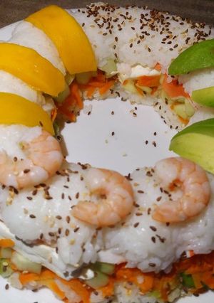 Una foto de Rosca de sushi 🍣