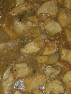 Una foto de Pollo al champán