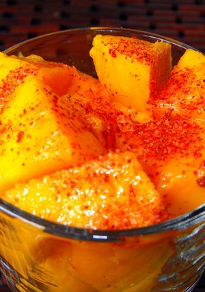 A picture of Mango salad.