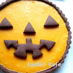 A picture of ▲A Kabocha Squash Tart for Halloween▲.