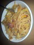 Salchicha, Pasta y Repollo