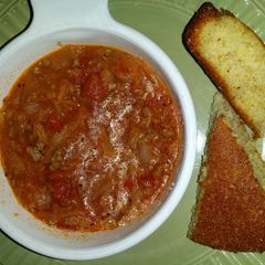 A picture of Becky's Beef Goulash.
