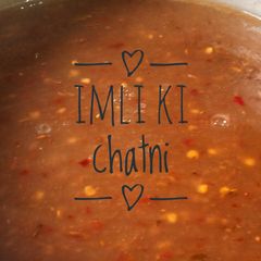 A picture of Imli ki chutney.