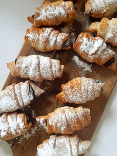 Foto de Mini Croissants de Chocolate na airfryer