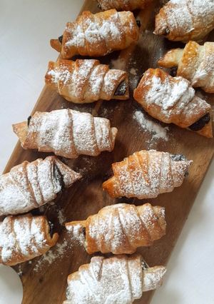 Foto de Mini Croissants de Chocolate na airfryer