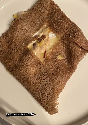Une photo de Galette poireaux / camembert au thermomix