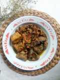 Semur Campur (Hati Ampela, Usus, Tahu)