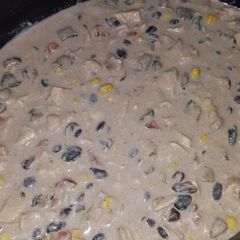 A picture of Creamy Rotel Slow Cooker Chicken.
