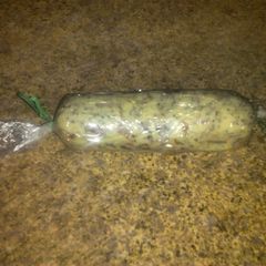 A picture of Bacon Blue Cheese Compound Butter.
