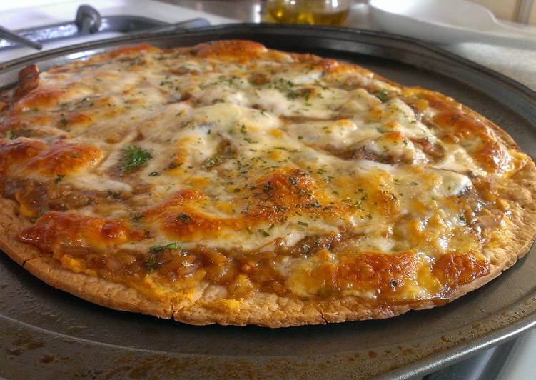 Steps to Prepare Super Quick Homemade Gumbo Pizza!