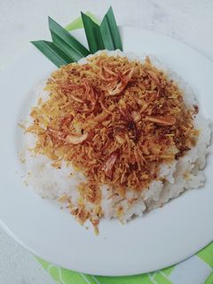 Foto resep Ketan Serundeng Abon Ayam