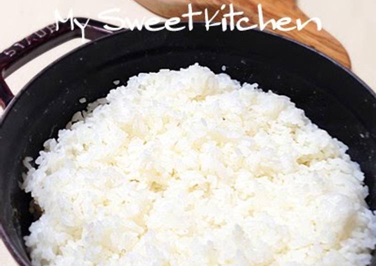 Delicious Rice using a Staub Cast Iron Cocotte