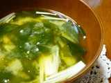 enoki wakame miso soup
