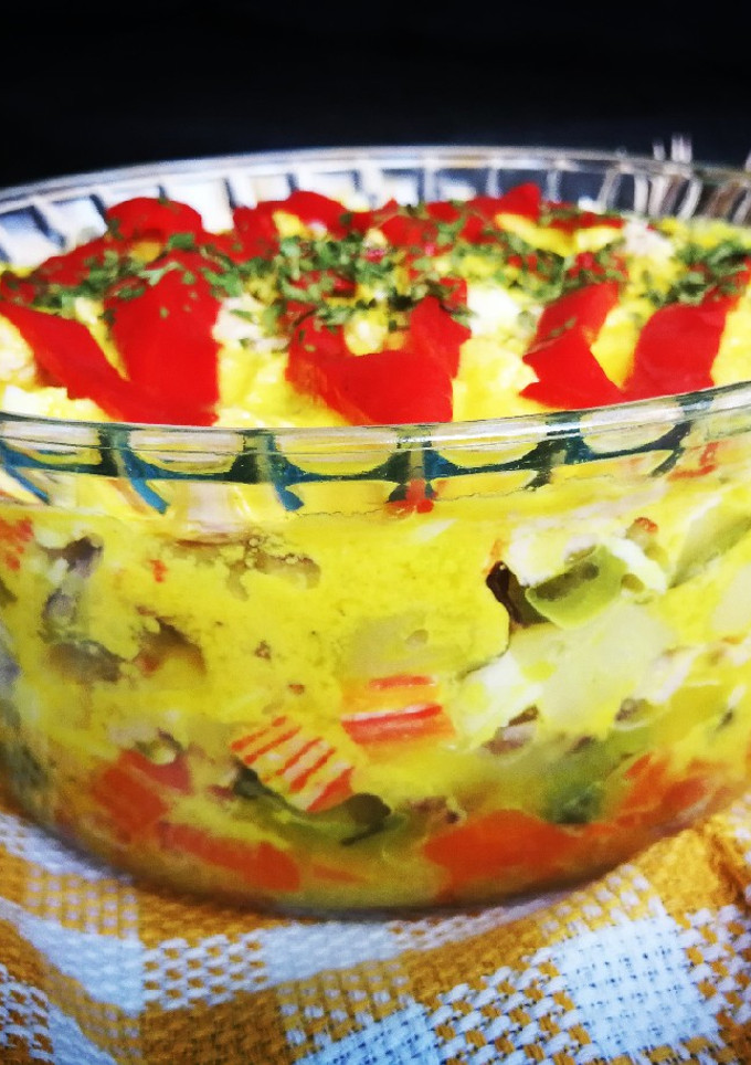 Una foto de Ensaladilla rusa mar y tierra