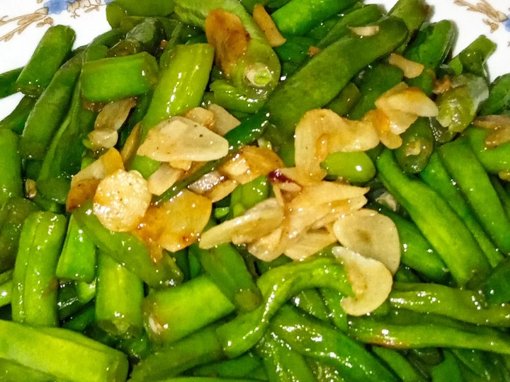 Cara Gampang Membuat Resep Tumis Buncis Bawang Putih yang Uenak Anti Ribet, Lezat