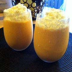 A picture of Pumpkin pie smoothie.