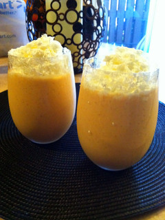 A picture of Pumpkin pie smoothie.