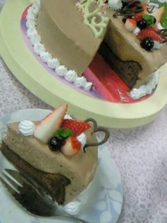 A picture of Chocolate Mousse Cake For A Special Day.