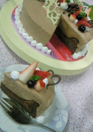 A picture of Chocolate Mousse Cake For A Special Day.