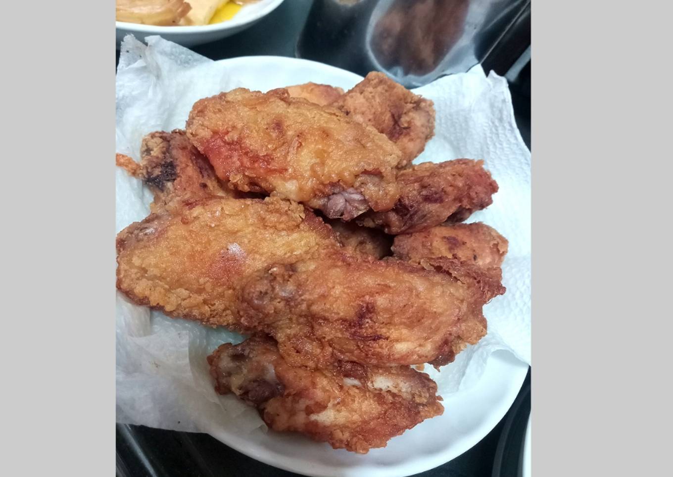 Sayap ayam goreng krispi ala hongkong