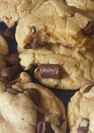 A picture of Best ever chocolate chip cookies.
