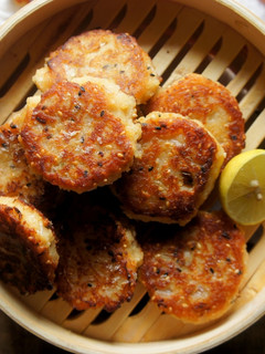 A picture of Sesame Bread Patties.