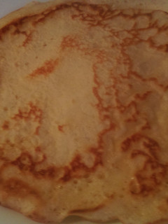 A picture of Mandys pancake (Tuesday) batter.