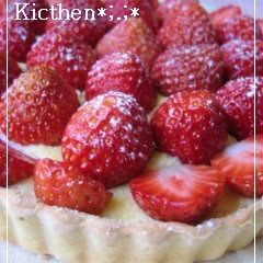A picture of Butter-Free Strawberry Custard Tart.