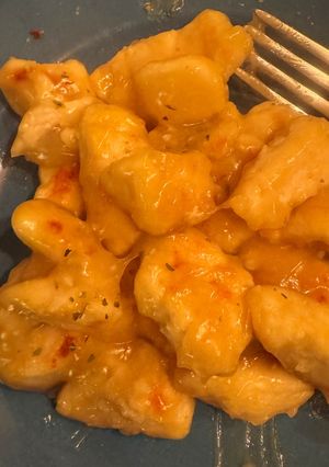 Foto di Pollo cremoso al limone con salsa di soia
