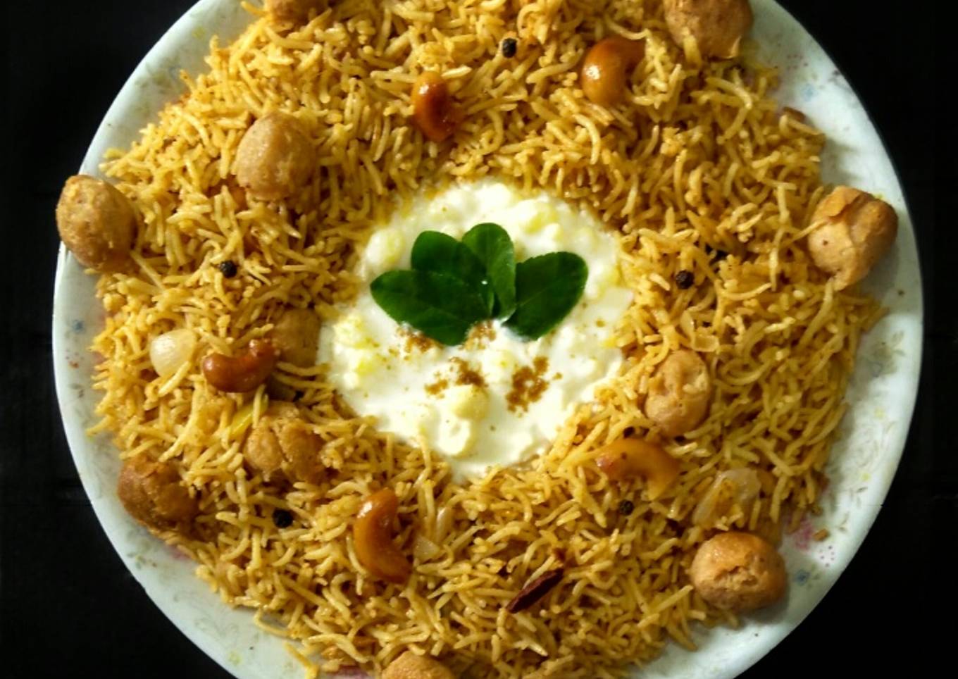 Soya biryani