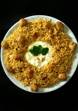 A picture of Soya biryani.