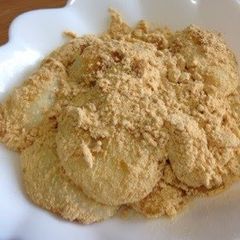 A picture of Kinako Mochi - Tofu Version.