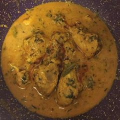 A picture of Kolkata chicken chaap.