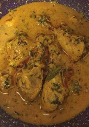 A picture of Kolkata chicken chaap.