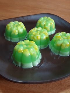 Foto resep Puding santan jagung