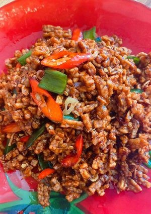 Foto resep Oreg tempe kering