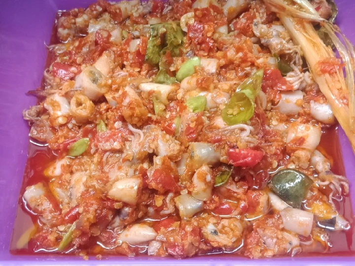 Easy Steps to Make Recipes Sambel cumi asin petai the So Delicious Make You Drink.