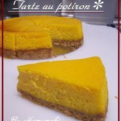 A picture of Kabocha Squash Tart with an Easy Tart Crust.
